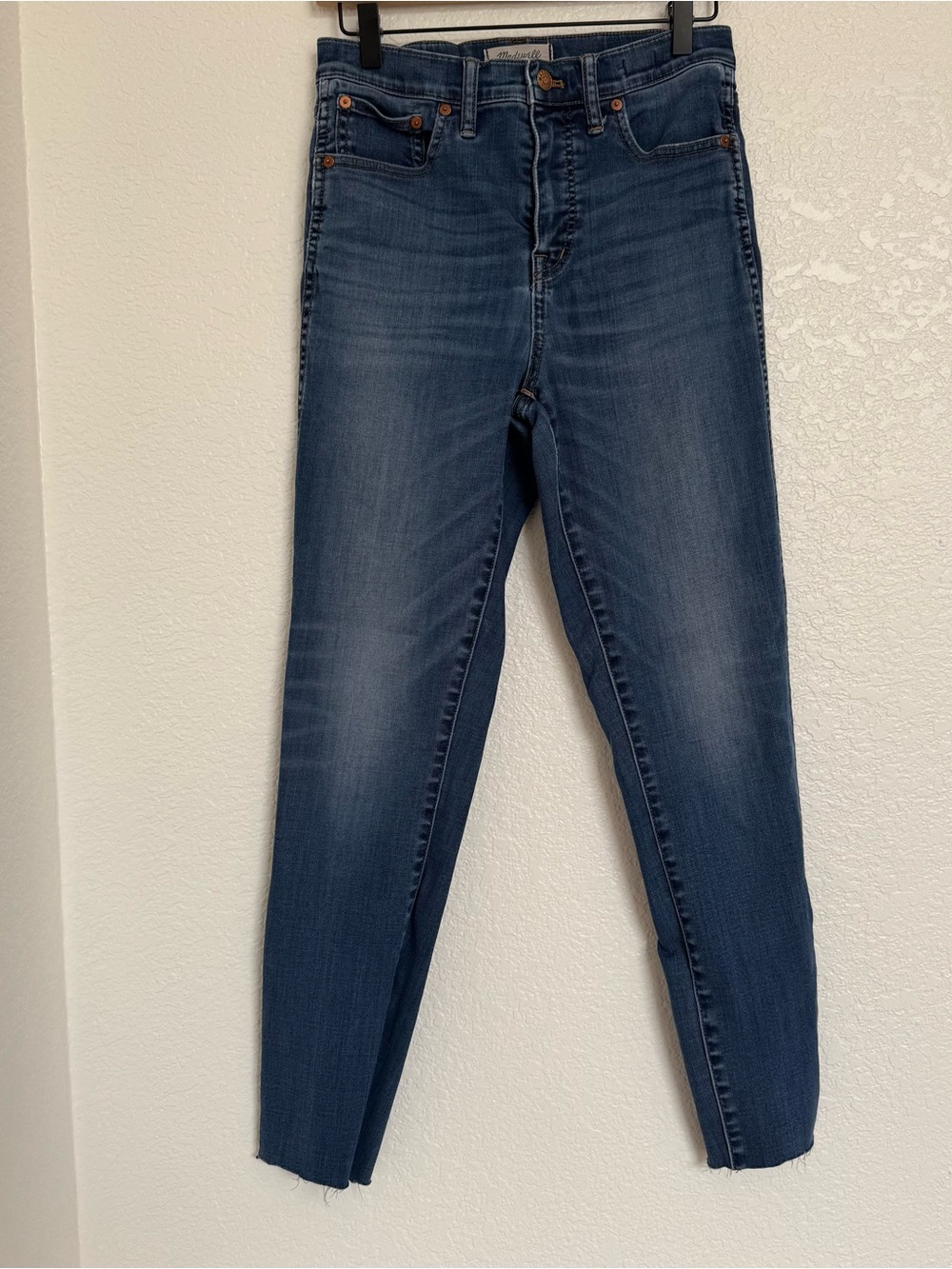 Madewell 10" High-Rise Skinny Jeans in Medium Wash